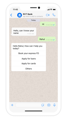 WhatsApp Commerce UI elements