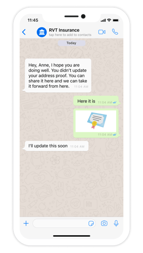 Follow-ups with WhatsApp Commerce