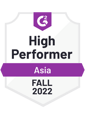 3. G2 High Performer Asia Fall 2022