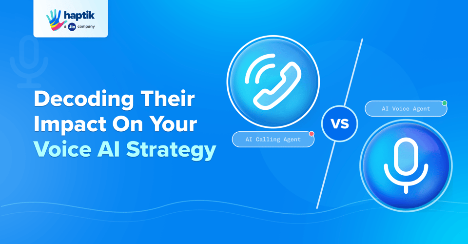The difference between AI voice agent vs AI calling agent