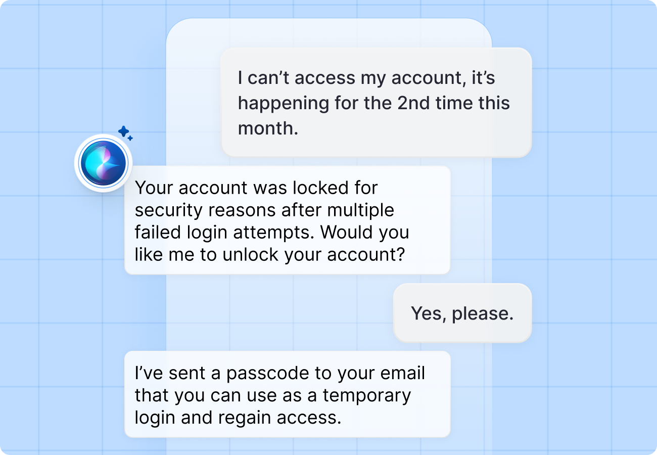 AI customer service agent human like interactions