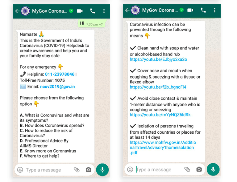 MyGov Corona Helpdesk