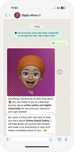 Digify Africa’s WhatsApp Chatbot Kitso: Future of Education at Fingertips