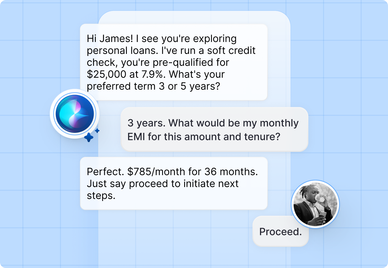 Fintech AI agents for onboarding and servicing