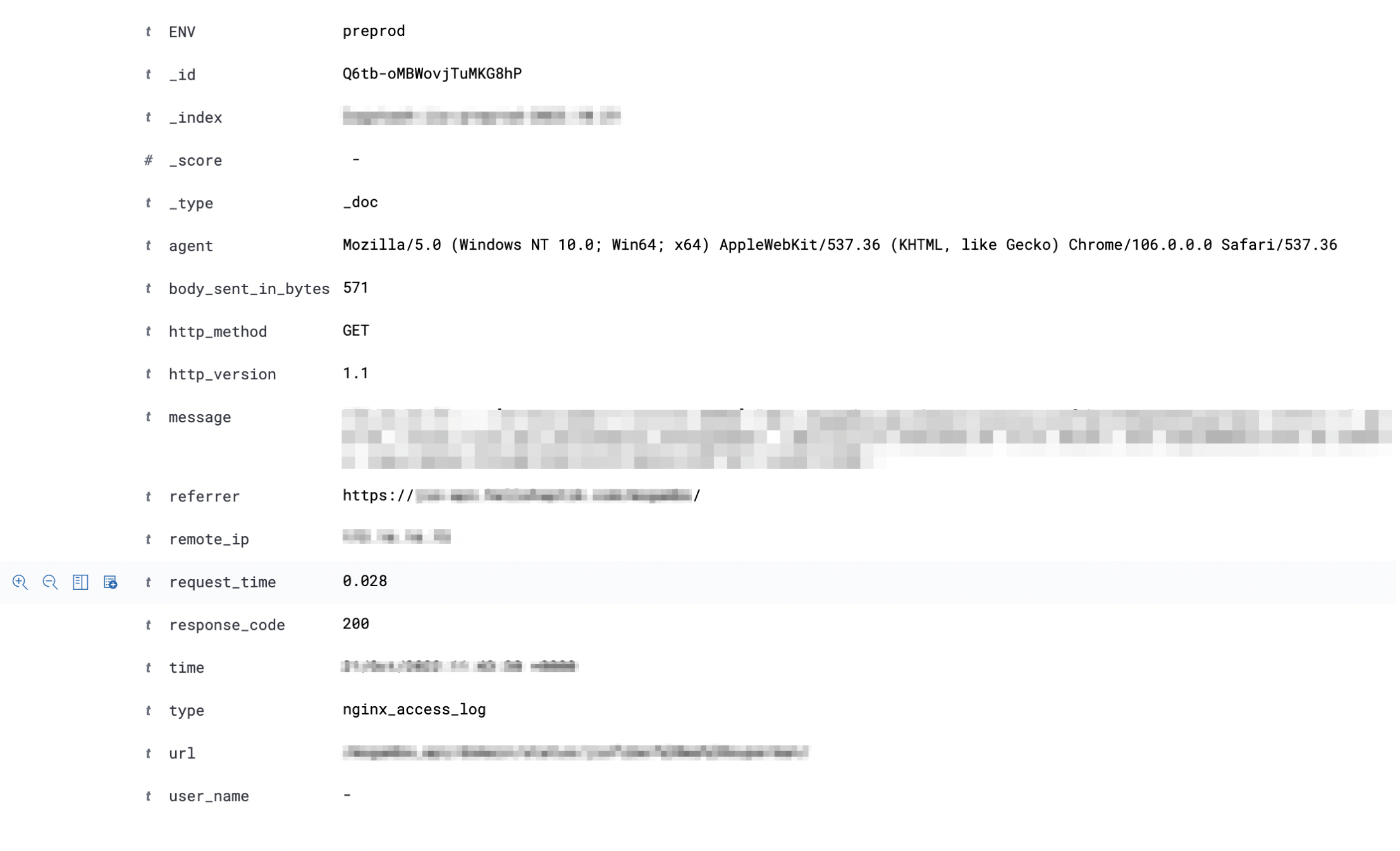 Sample logs