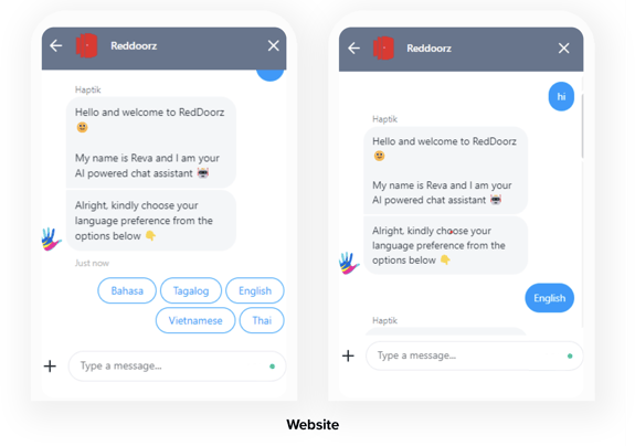 Redoorz-website-chatbot