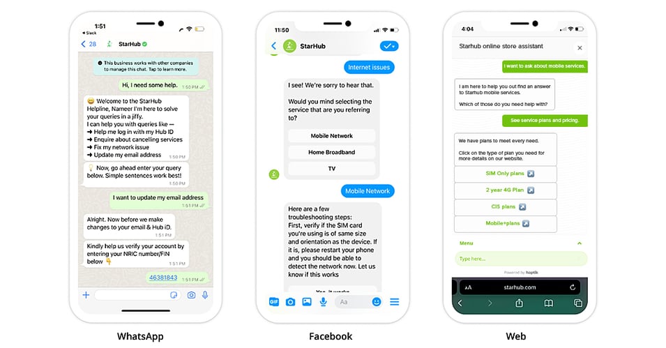 StarHub AI chatbot