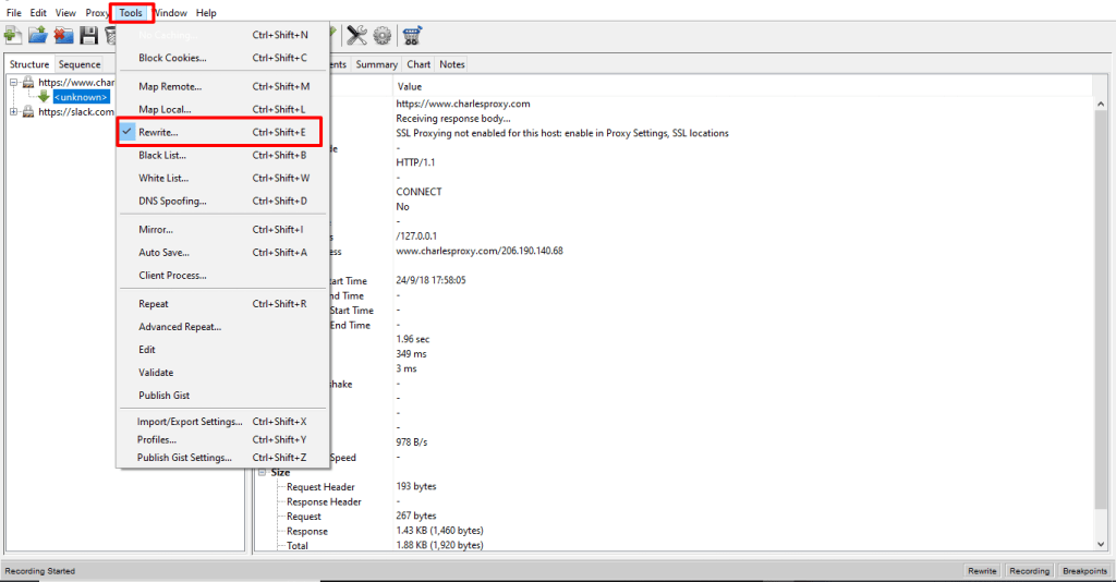 Charles Proxy for Mobile Apps Testing