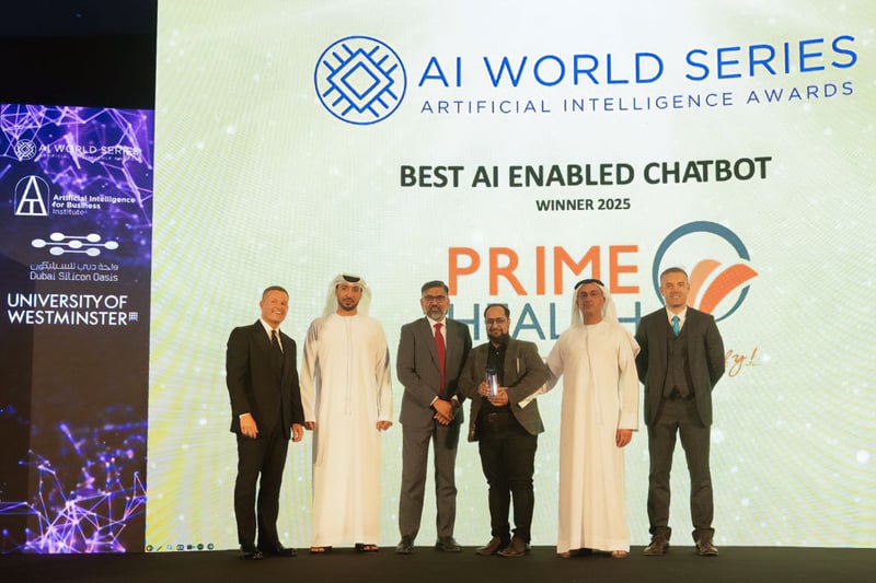 Touseef Sulaimani best AI chatbot award