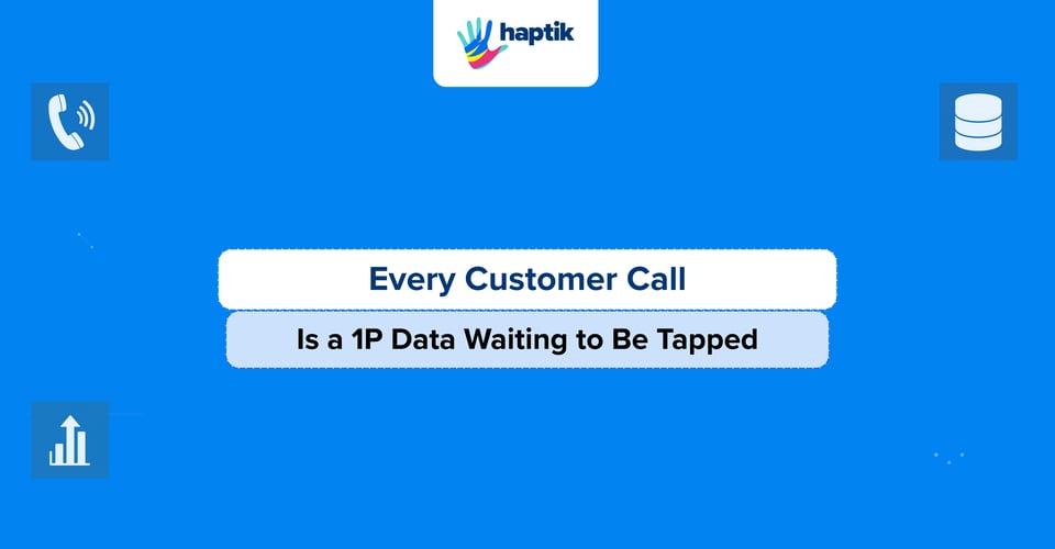 Turning voice AI calls into first-party data for marketing insights