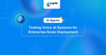 Testing voice AI agents