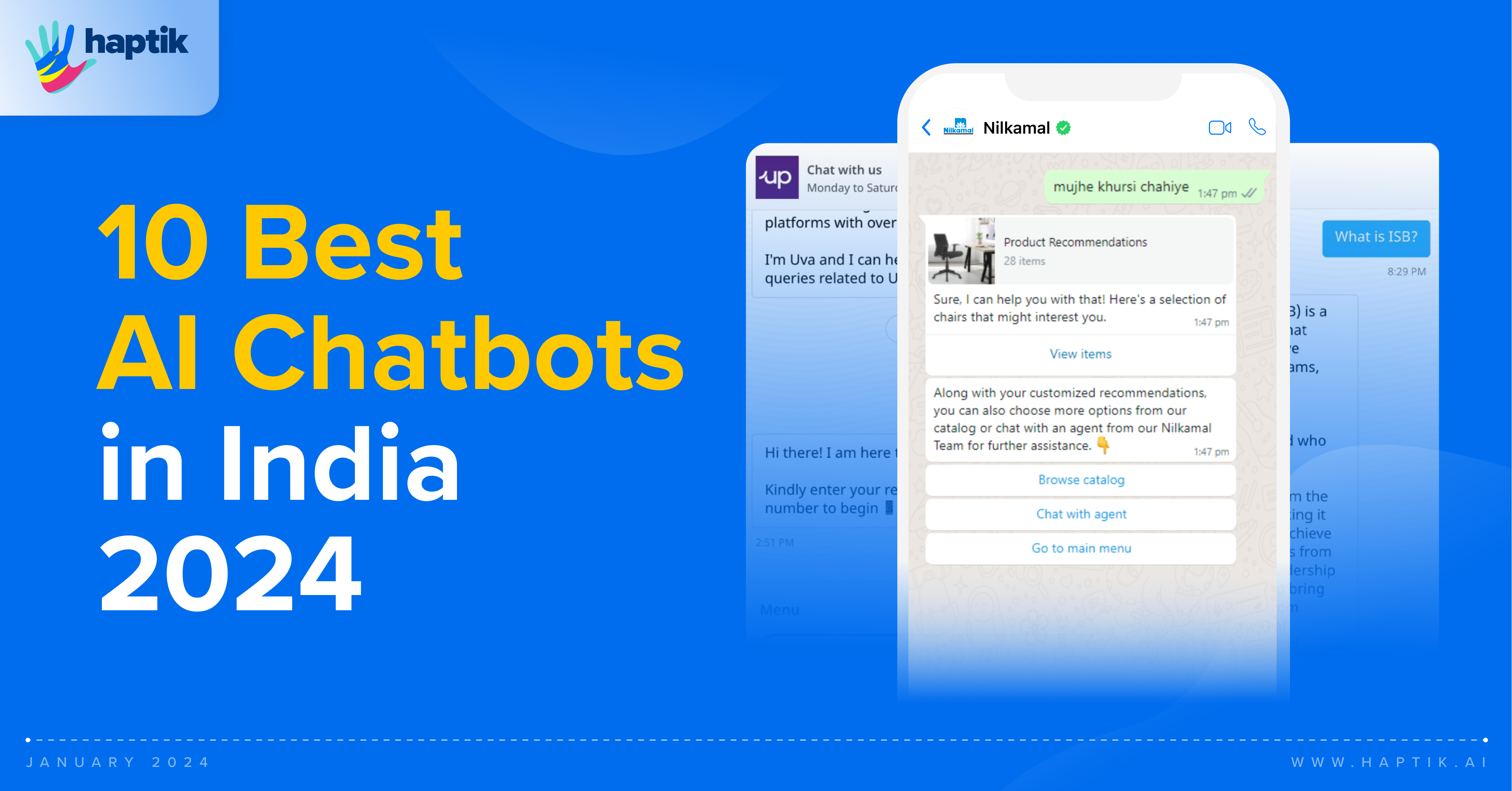 10 Best AI Chatbots In India