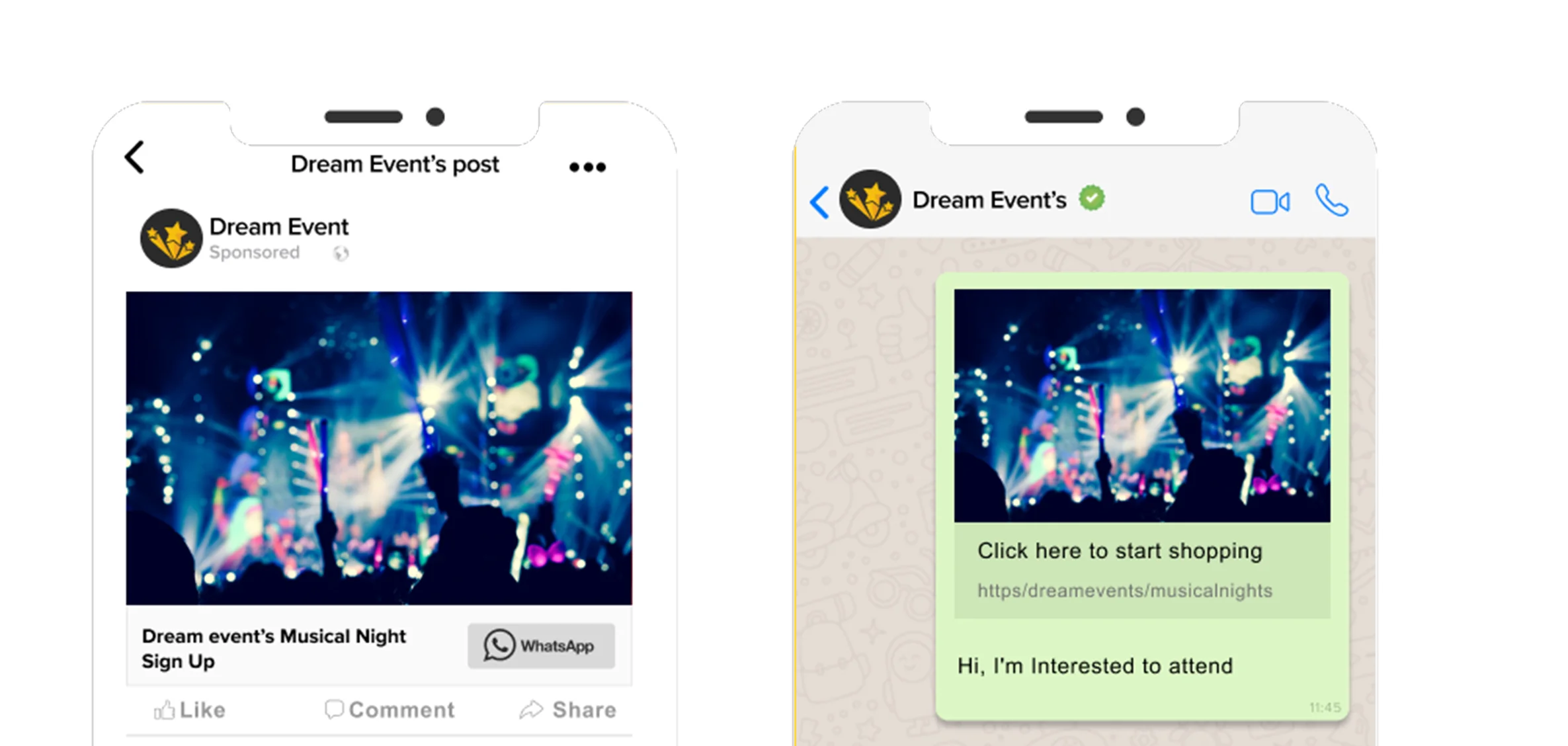 Conversational Commerce - Click to WhatsApp Ads example 3