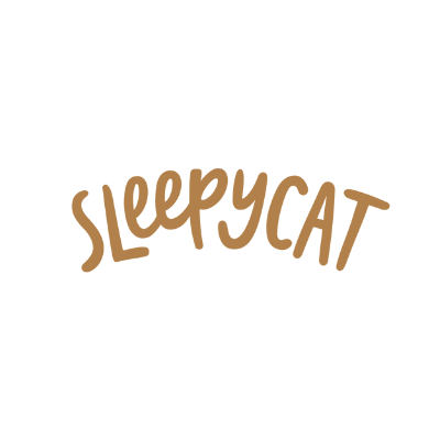 Sleepy Cat Logo PNG