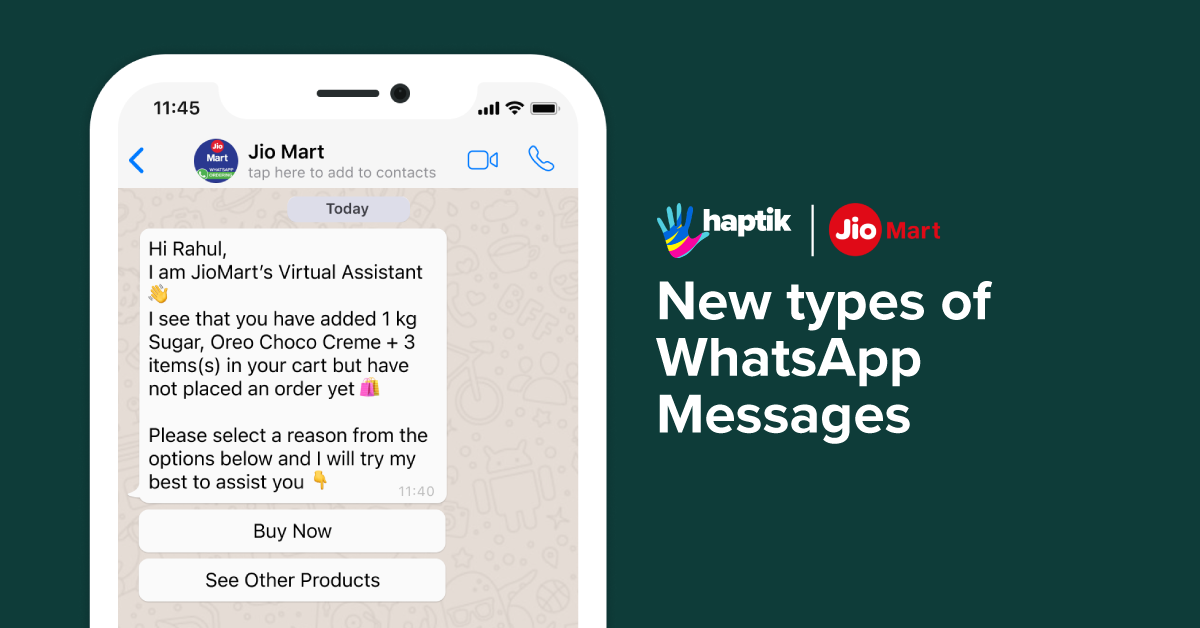 WhatsApp Messages: Building better customer relationships